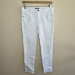 Fire Los Angeles | Low Rise Ankle Cropped White Skinny Jeans Juniors Size 9
